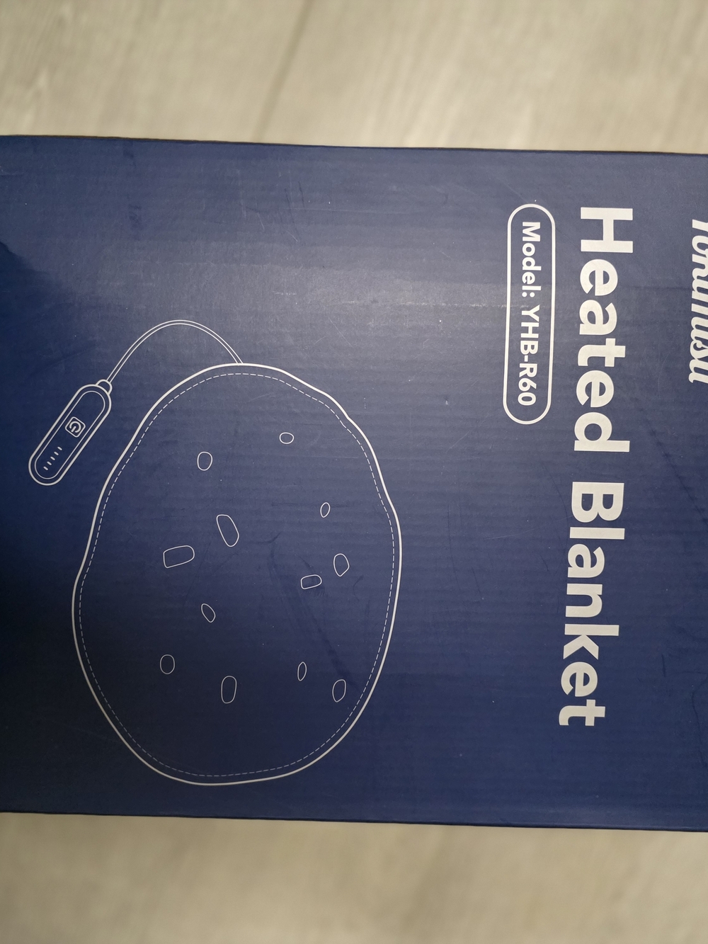 Heated Blanket - Blue Packaging